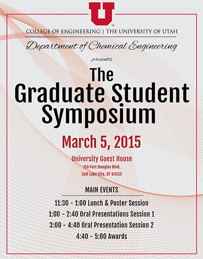 Graduate Student Symposium invitation