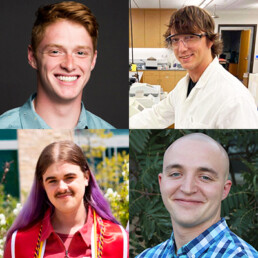 4 profile pictures of Chemical Engineering students from the University of Utah