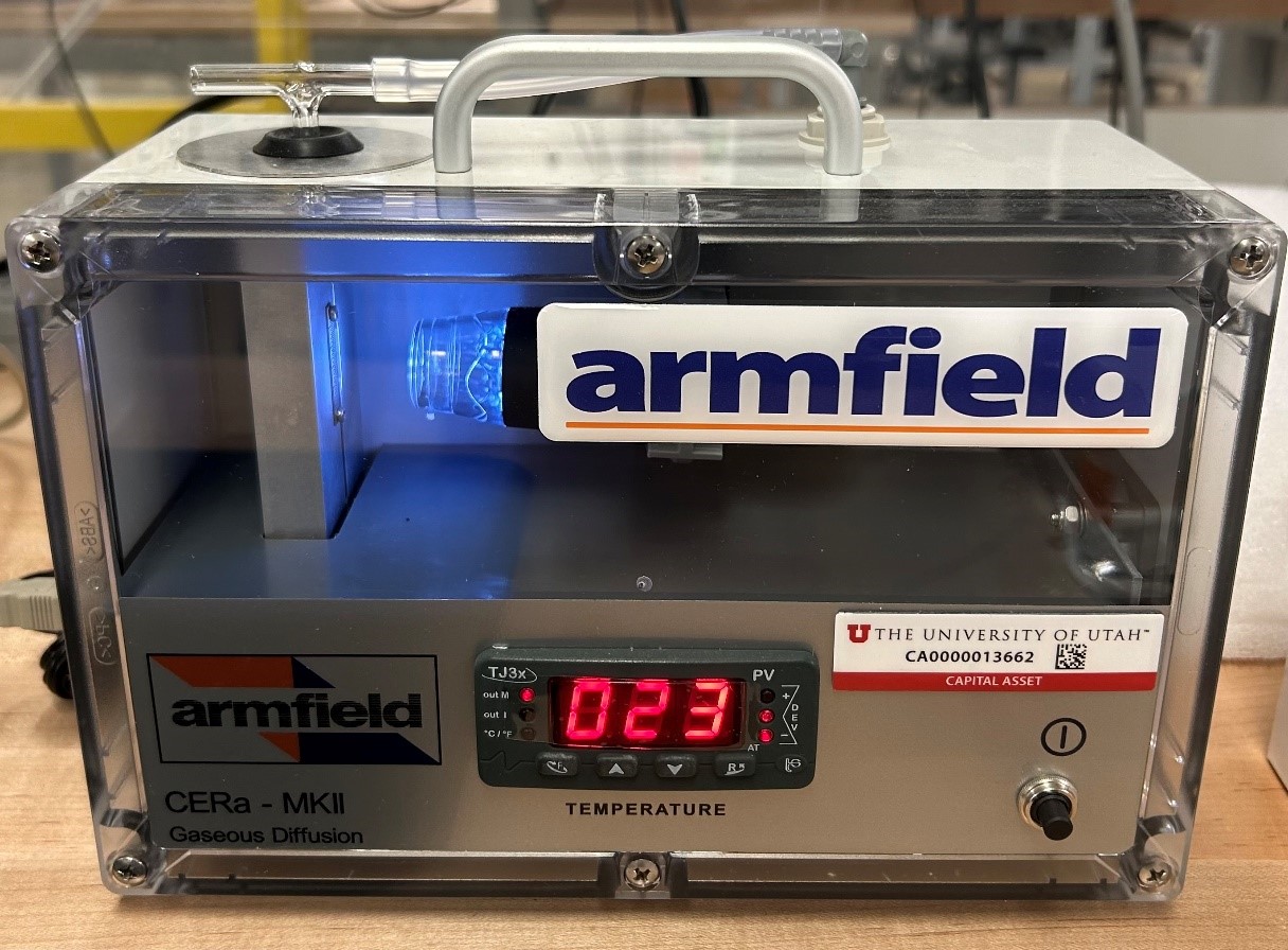 UOL – Gas Diffusion Coefficients Apparatus SOP Title Image